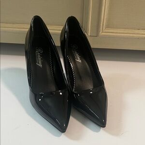 Elegant Black Patent Leather Heels